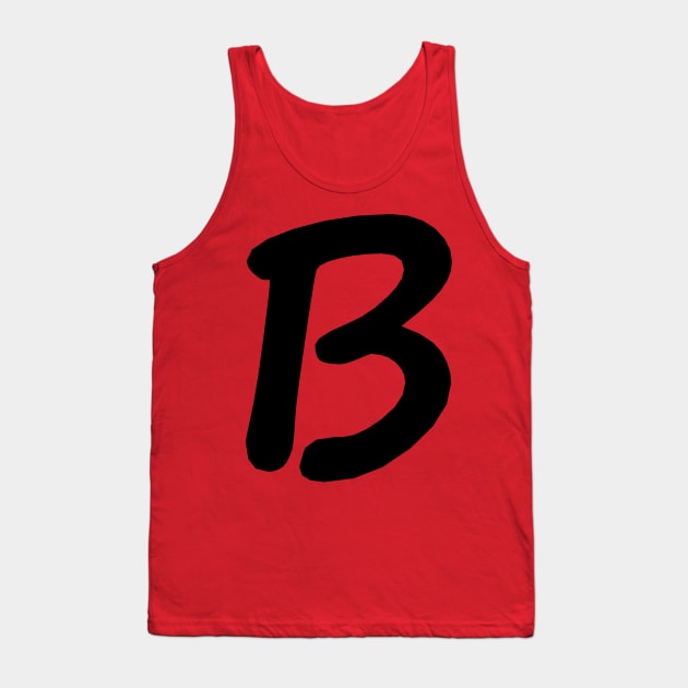 Letter B Tank Top by CDUS